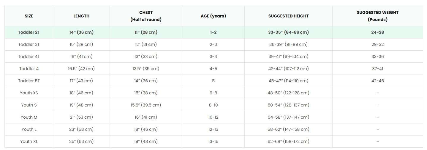3d youth shirt size guide 3d youth shirt size guide