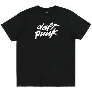 Daft Punk Black Daft Punk Logo Tee jngaot.jpg