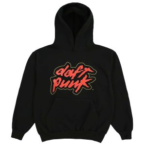 Daft Punk Classic Daft Punk Logo Black Hoodie fcivpz.jpg