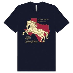 Ella Langley Choosin Texas Black T Shirt vcfaqy.jpg