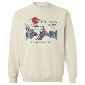 Ella Langley Paint The Town Blue Sweatshirt miwwgt.jpg