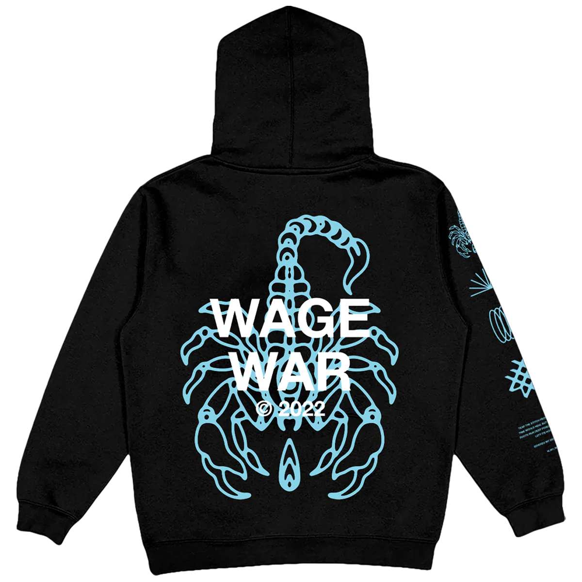 Wage War Scorpion Pullover Hoodie Black 2 mrtoyo.jpg