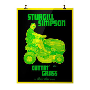 Sturgill Simpson Cuttin Grass Blacklight Poster htqrpx.jpg