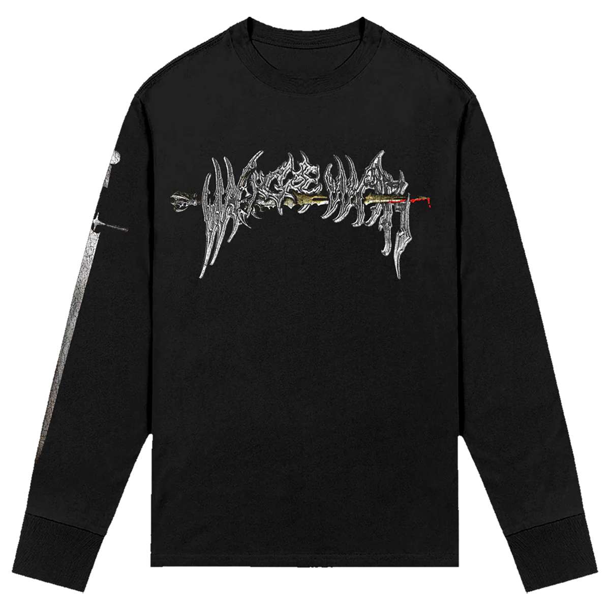 Wage War Swords Long Sleeve Tee Black 1 zgtcom.jpg