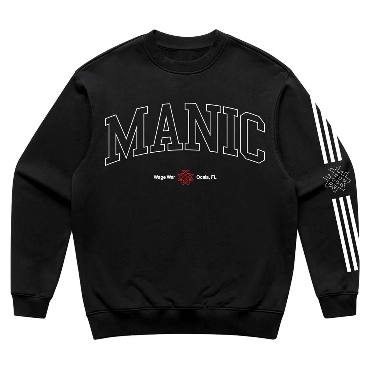 Wage War Varsity Sweatshirt Pullover Black b8pxpz.jpg