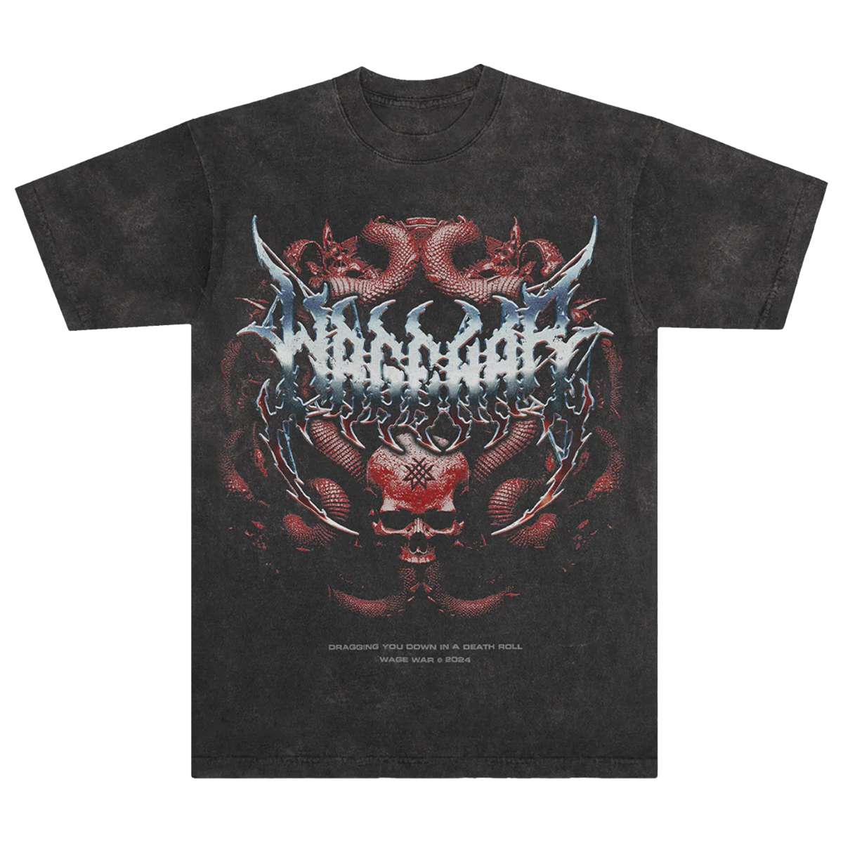 Wage War Metal Skull Tour Tee Black abjkho.jpg