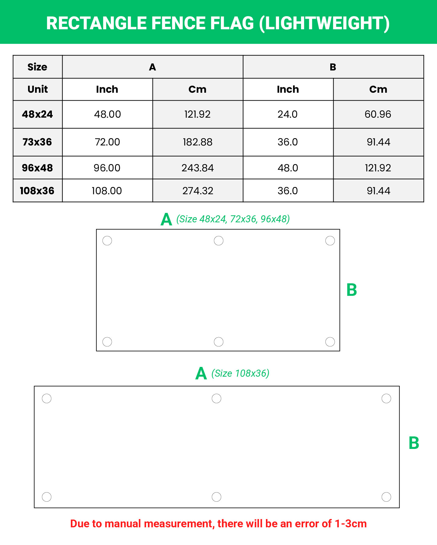size rectangle flag size rectangle flag