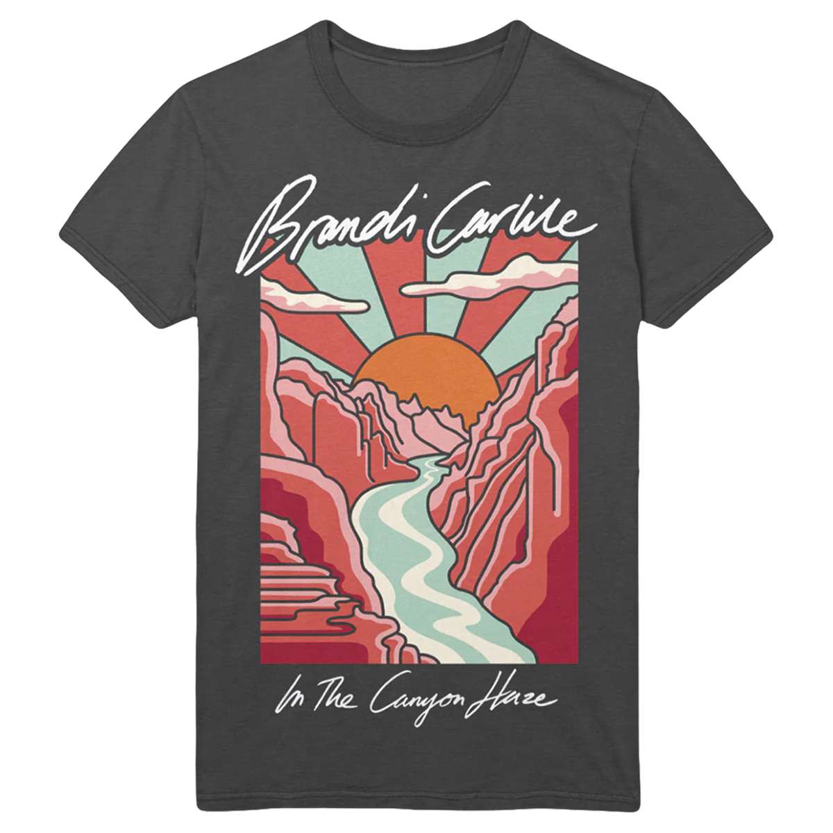 Brandi Carlile Merch In The Canyon Haze Script Tee xgrxtj.jpg