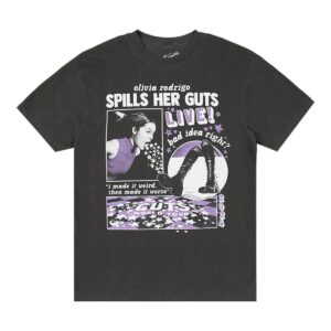 Olivia Rodrigo Merch Or Spills Her Guts Live T Shirt Black zqljlj.jpg