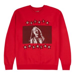 Olivia Rodrigo Merch All American Red Photo Sweatshirt l67n8k.jpg