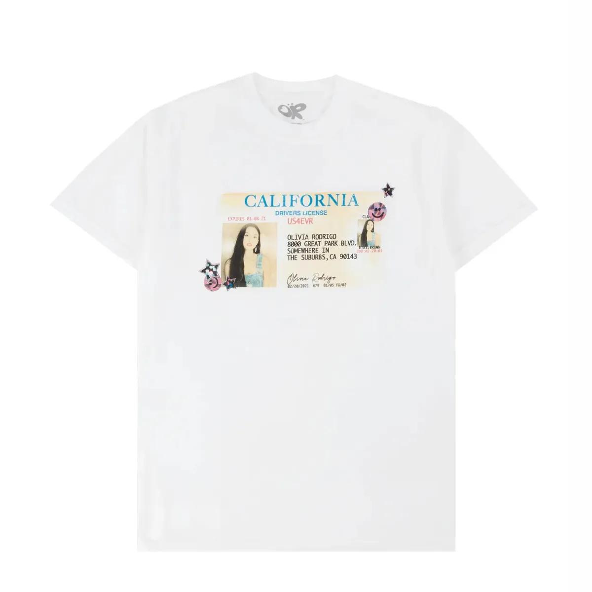 Olivia Rodrigo Merch Drivers License 5 Year Anniversary T Shirt w8pmlg.jpg