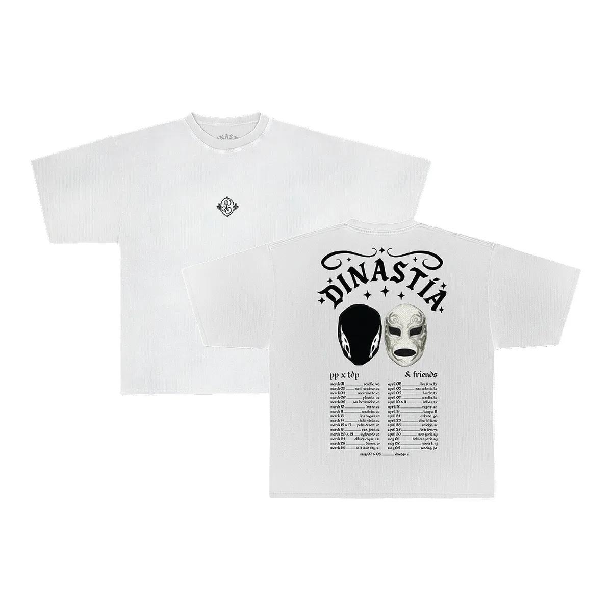 Peso Pluma Merch DinastC3ADa Tour Luchador Dateback T Shirt 1 hgv3kr.jpg