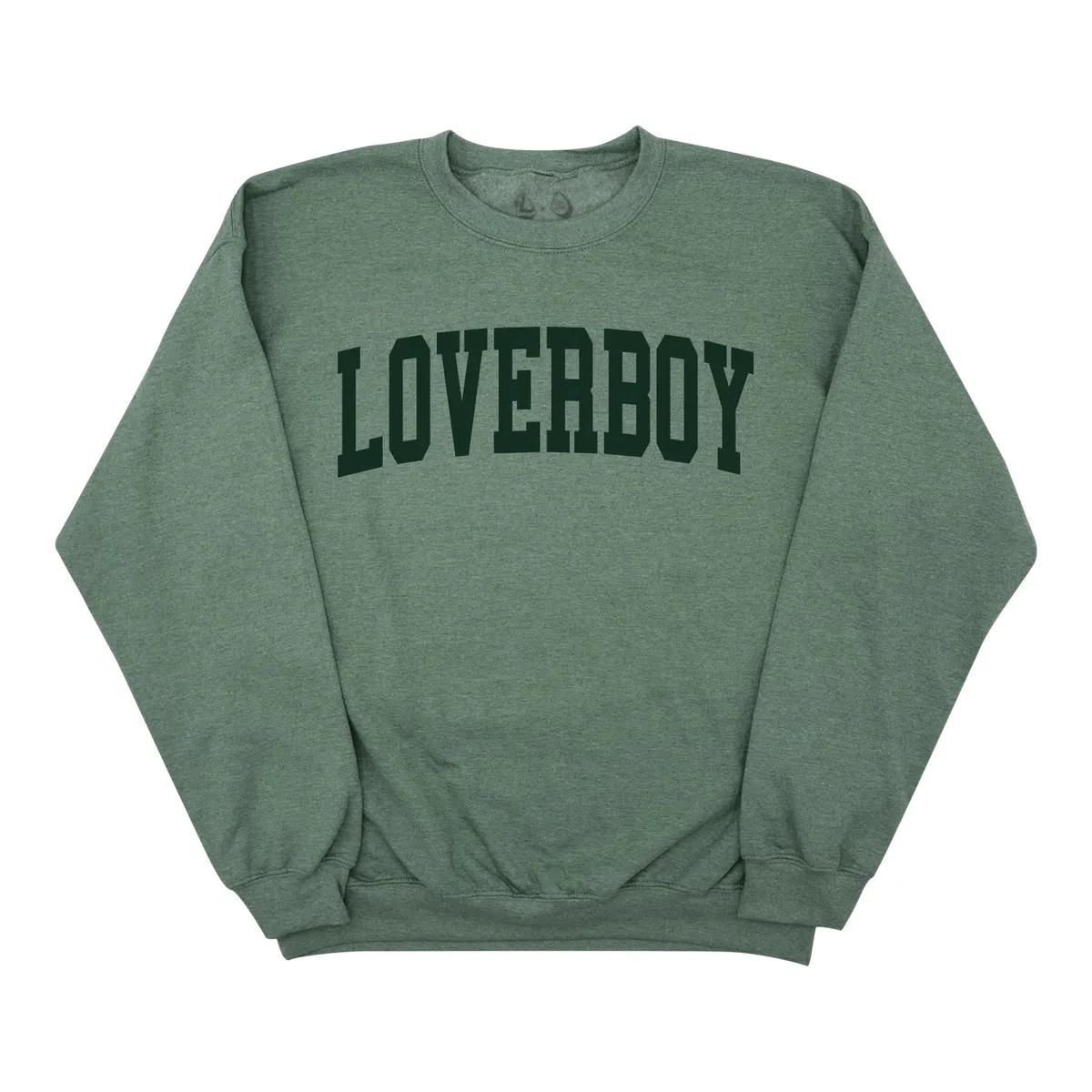 Carls A Mess Merch Loverboy University Sweatshirt Forest Green ijcii8.jpg