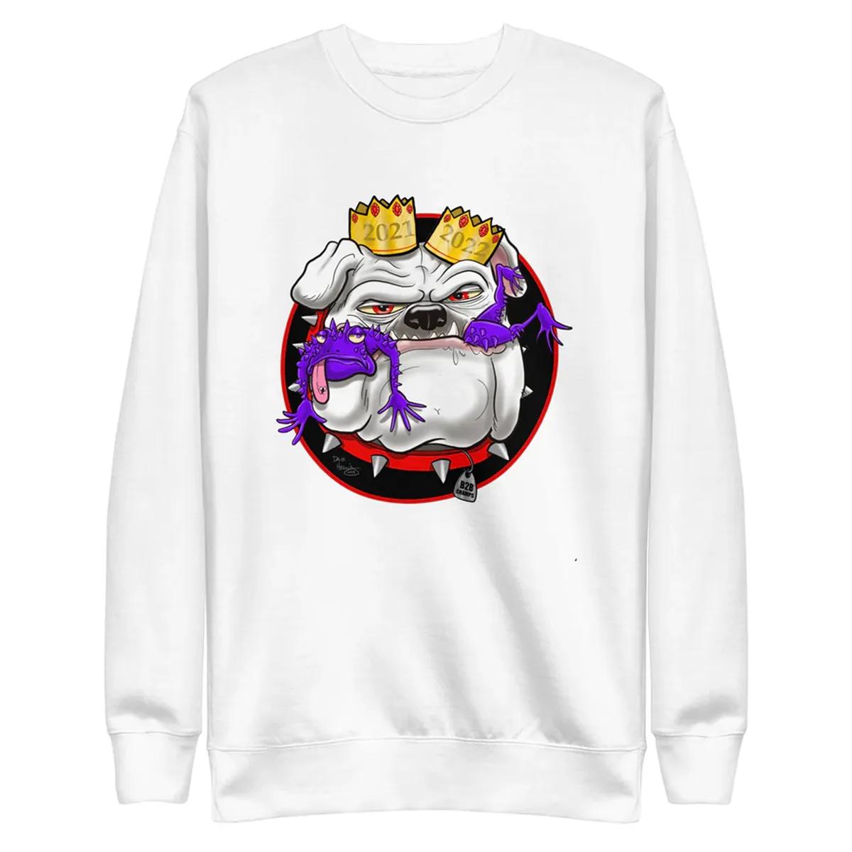 Between The Hedges Merch Tastes Like Frog Sweatshirt White cpizuw.jpg