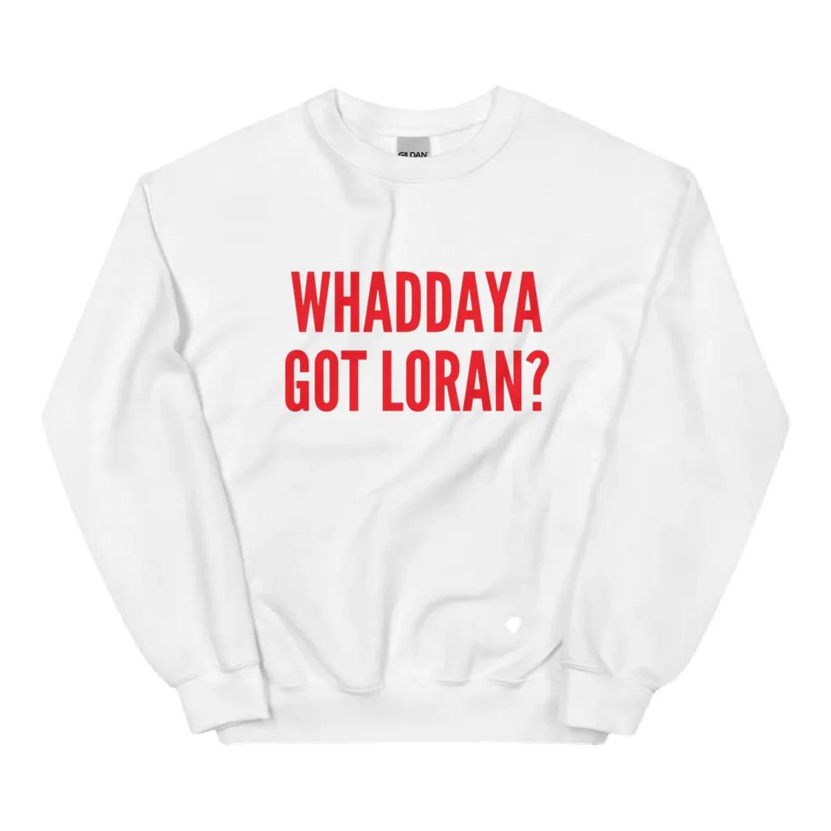 Between The Hedges Merch Whaddaya Got Loran Sweatshirt White nmtn7b.jpg
