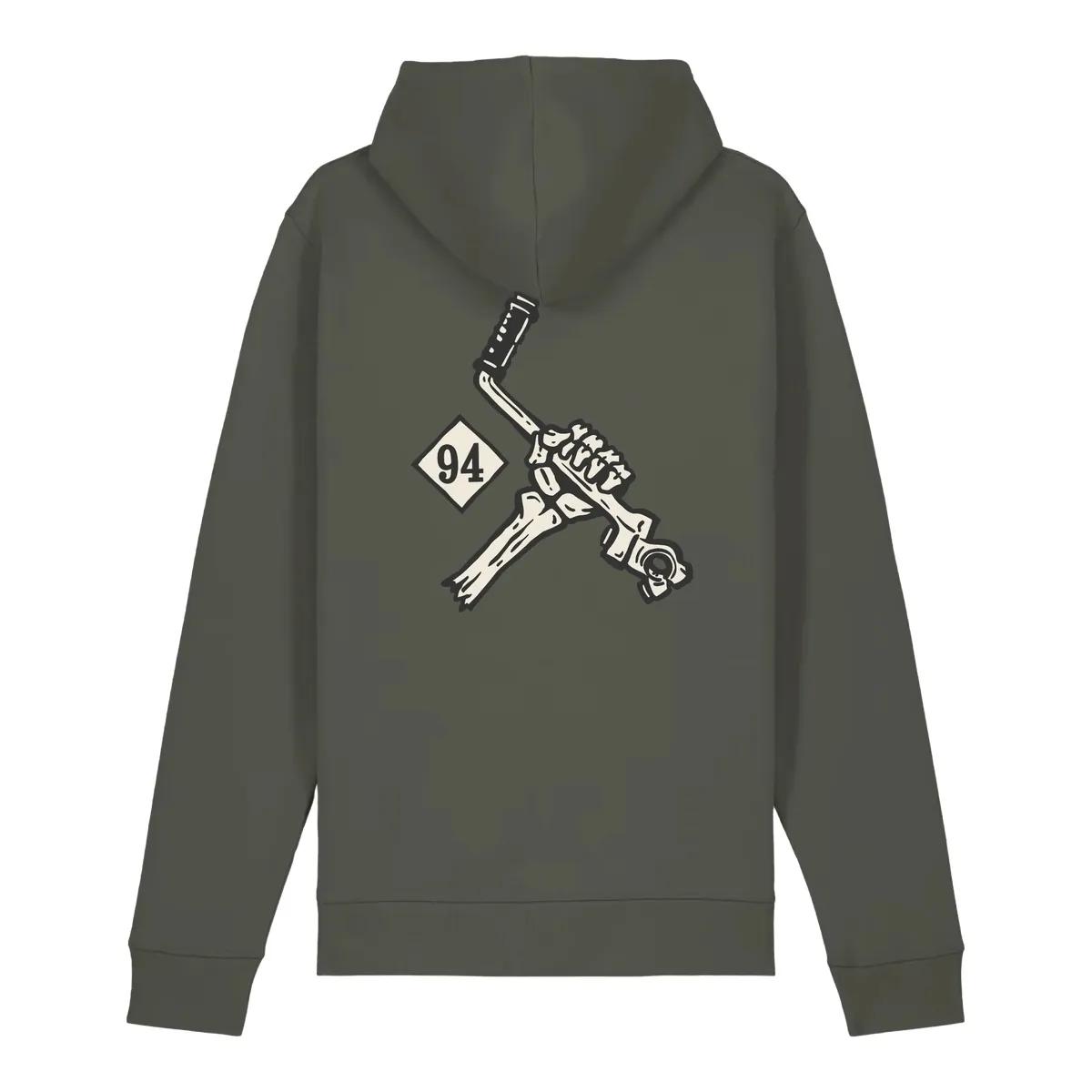 Ken Roczen Merch Kickstart Bones Forest Green Hoodie 2 of7rxw.jpg
