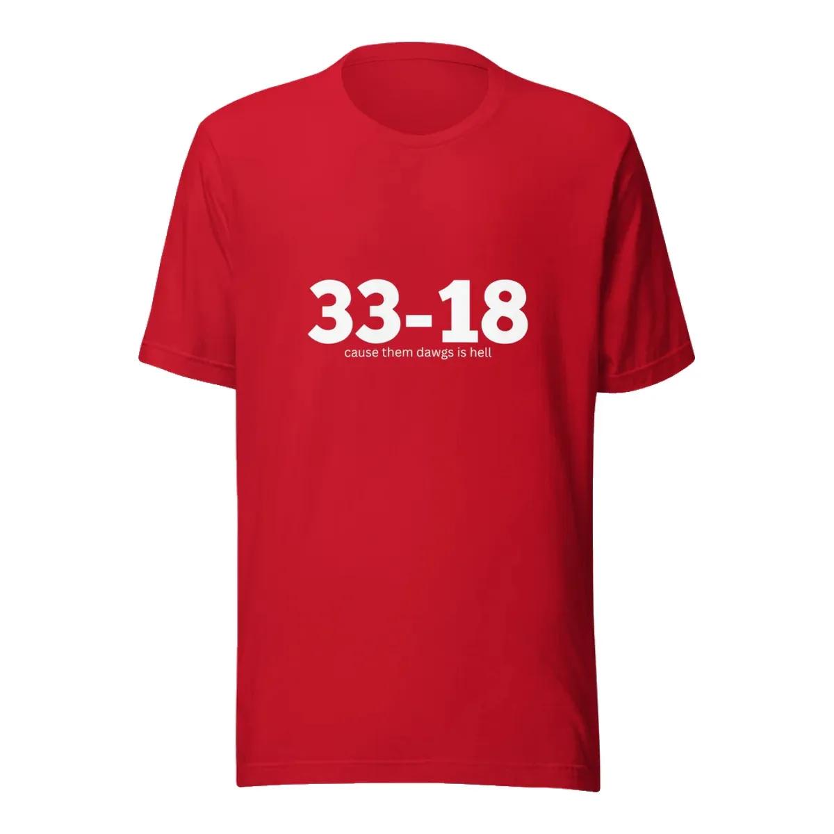 Between The Hedges Merch 33 18 Cause Them Dawgs Is Hell T Shirt Red ianpdp.jpg