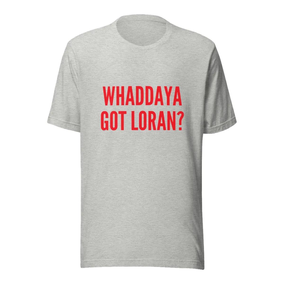 Between The Hedges Merch Whaddaya Got Loran T Shirt White pk72u0.jpg