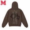 Rod Wave Merch Yarn Hoodie Brown 2