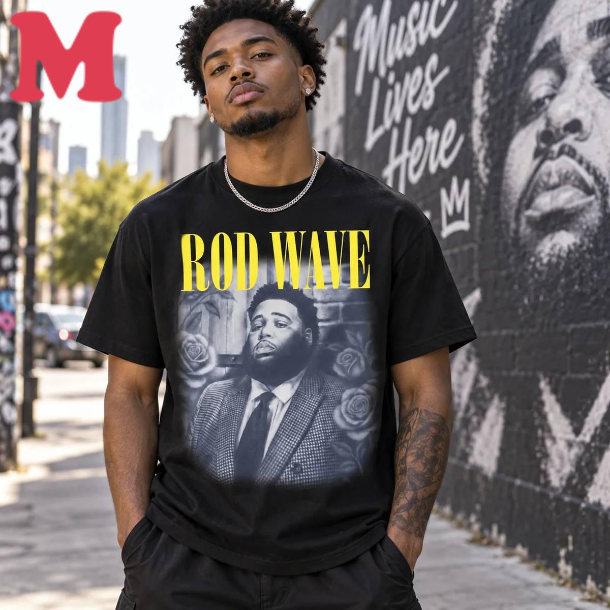 Rod Wave Merch Rosegarden Long Sleeve Black 3