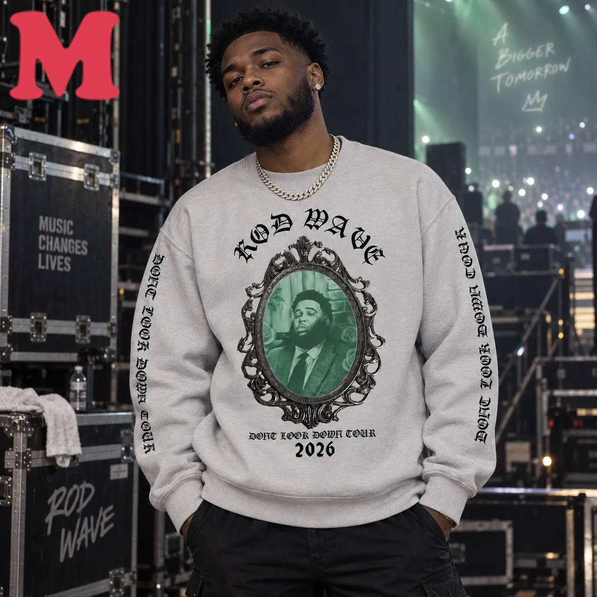 Rod Wave Merch Royal Long Sleeve Grey 5