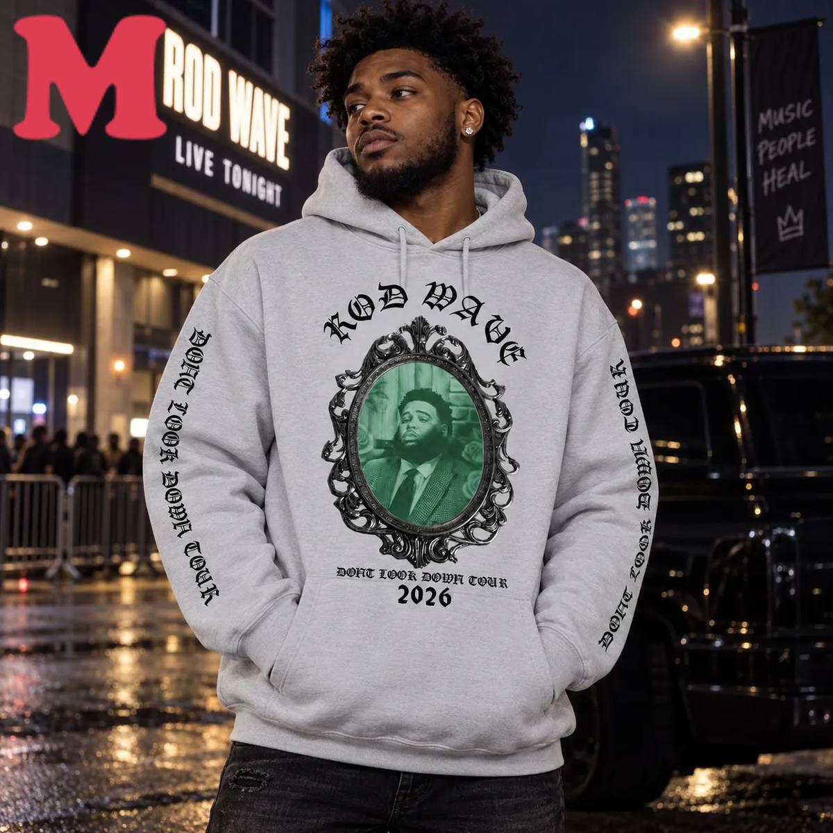 Rod Wave Merch Royal Long Sleeve Grey 9