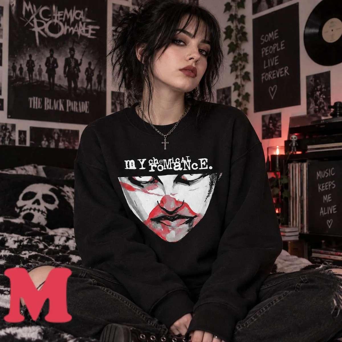 My Chemical Romance Merch Demolition Lover Mask T-Shirt 2