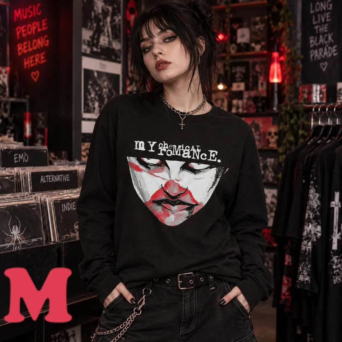 My Chemical Romance Merch Demolition Lover Mask T-Shirt 3