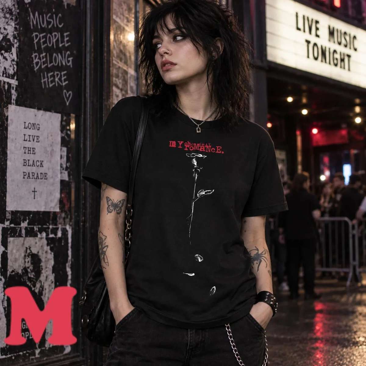 My Chemical Romance Merch Dying Rose T-Shirt 1