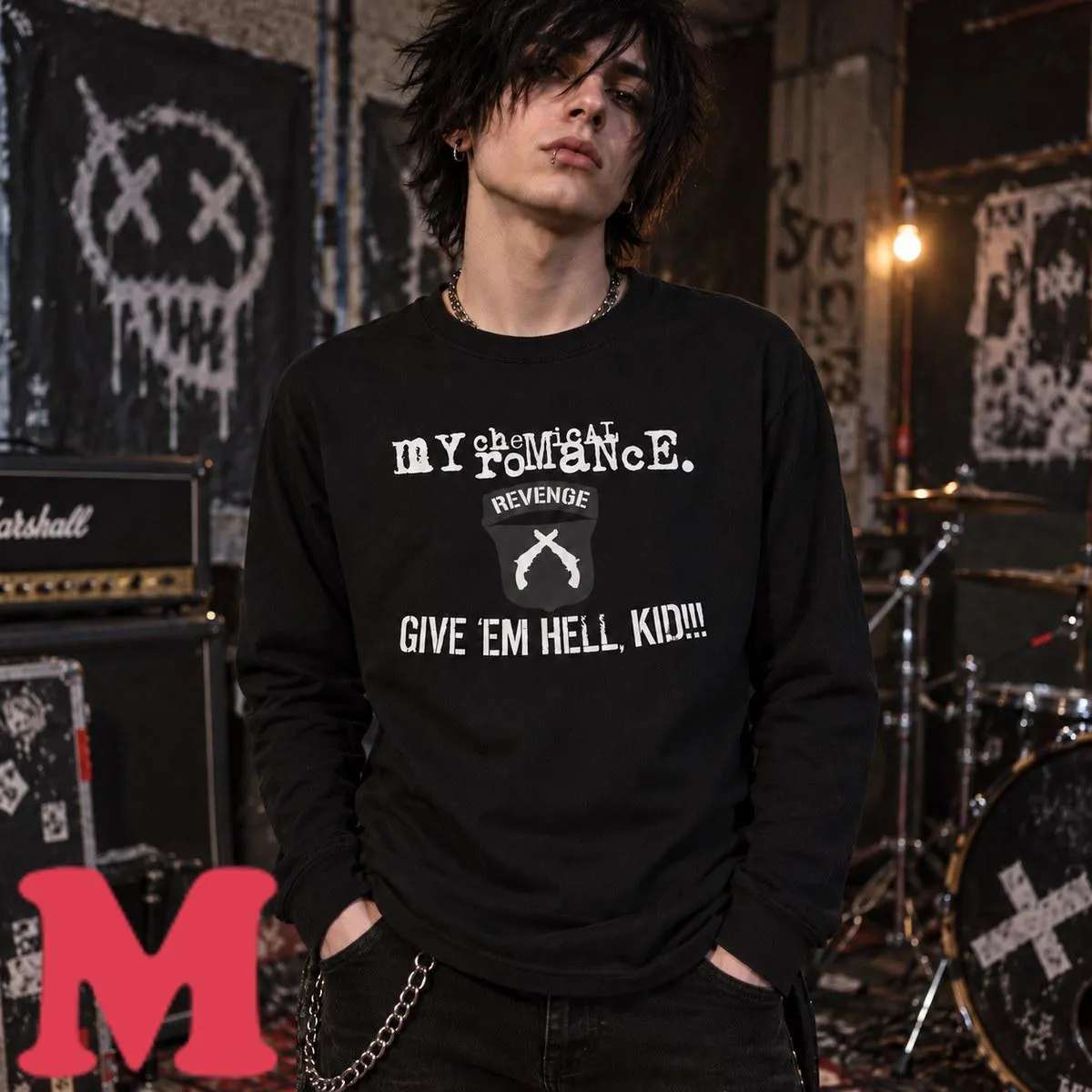 My Chemical Romance Merch Give Em Hell T-Shirt 3