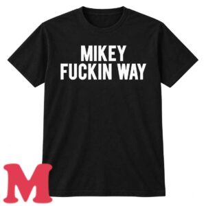 My Chemical Romance Merch Mikey Fuckin Way Black T-Shirt