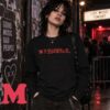 My Chemical Romance Merch Red Grunge MCR Logo Black T-Shirt 3