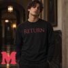 My Chemical Romance Merch Return Red Text Black T-Shirt 2