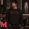 My Chemical Romance Merch Return Red Text Black T-Shirt 3