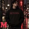 My Chemical Romance Merch Return Red Text Black T-Shirt 4