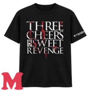My Chemical Romance Merch Three Cheers For Sweet Revenge Black T-Shirt